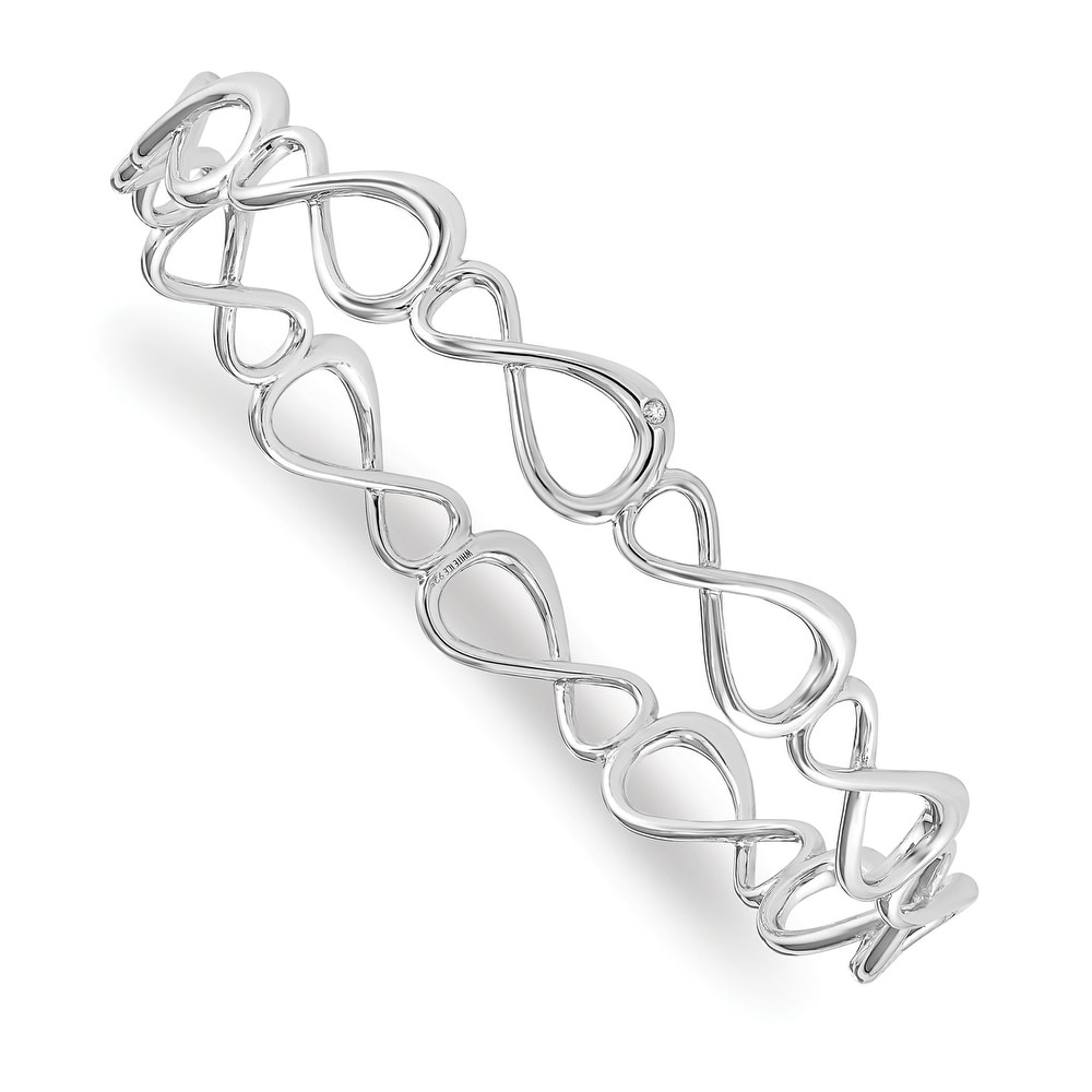 Silvertone Rounded Eighth Music Note & Beyond Infinity Toggle Chain Bracelet 8 Silvertone Rounded Eighth Music Note & Beyond Infinity Toggle Chain Bracelet 8